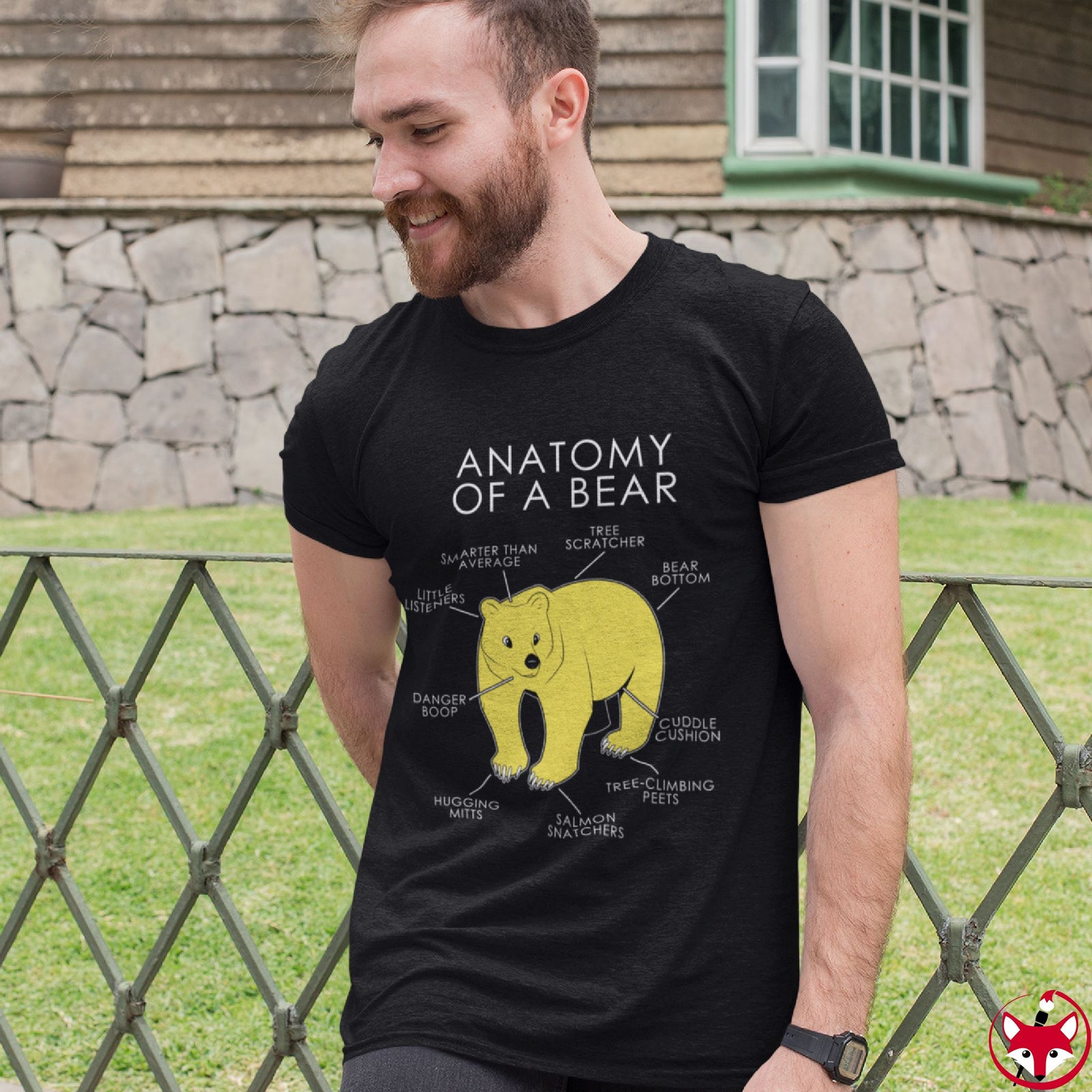 Bear Yellow - T-Shirt T-Shirt Artworktee 