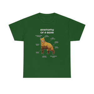 Bear Yellow - T-Shirt T-Shirt Artworktee Green S 