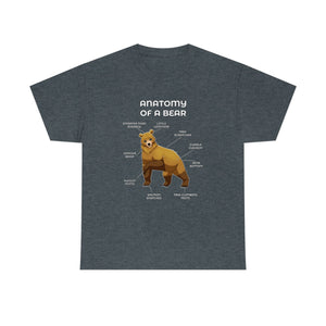 Bear Yellow - T-Shirt T-Shirt Artworktee Dark Heather S 