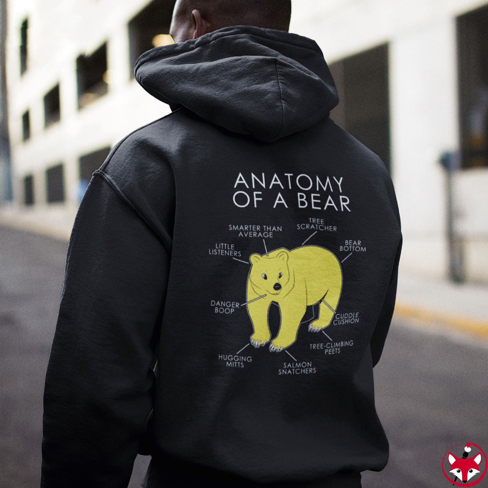 Bear Yellow - Hoodie Hoodie Artworktee 