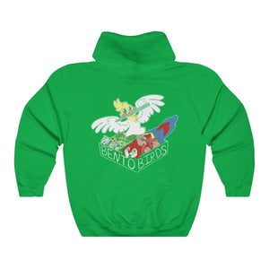 Bento Birds - Hoodie Hoodie Crunchy Crowe Green S 