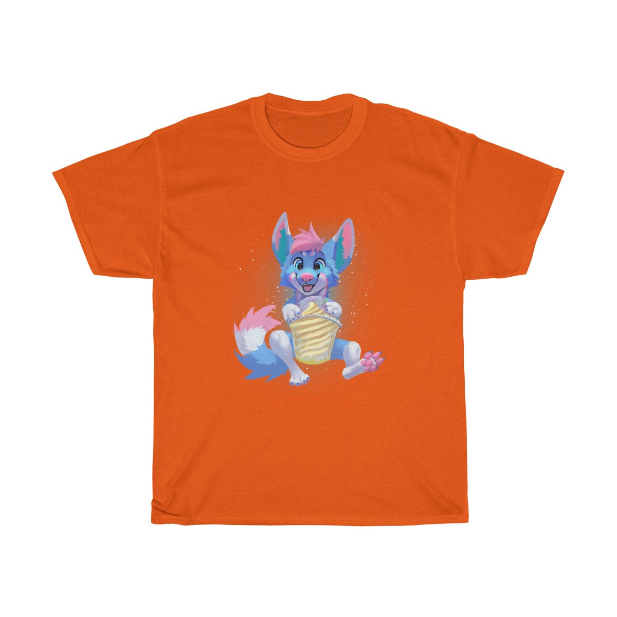 Berube with some Dole Whip - T-Shirt T-Shirt Berubeswagos Orange S 