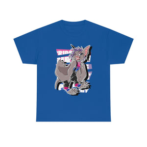 Biromantic Pride Hailey Bat - T-Shirt T-Shirt Artworktee Royal Blue S 