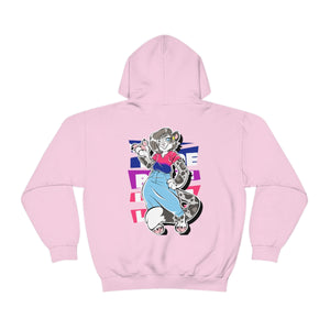 Bisexual Pride Mandy Snow Leopard - Hoodie Hoodie Artworktee Light Pink S 
