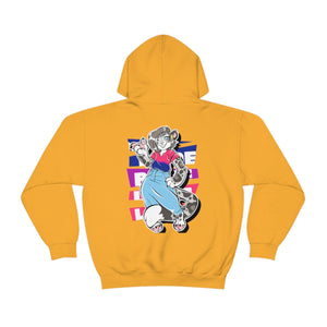 Bisexual Pride Mandy Snow Leopard - Hoodie Hoodie Artworktee Gold S 