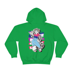 Bisexual Pride Mandy Snow Leopard - Hoodie Hoodie Artworktee Green S 