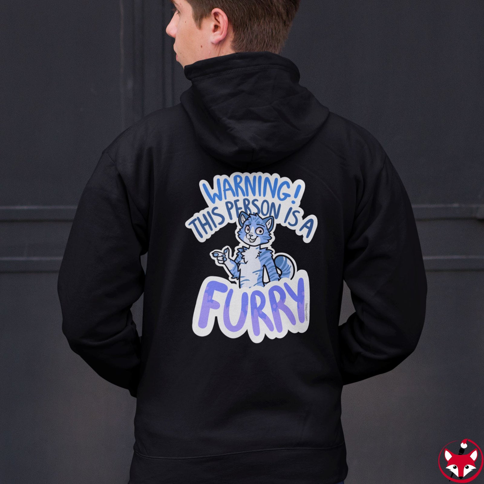 Blue Cat - Hoodie Sammy The Tanuki 