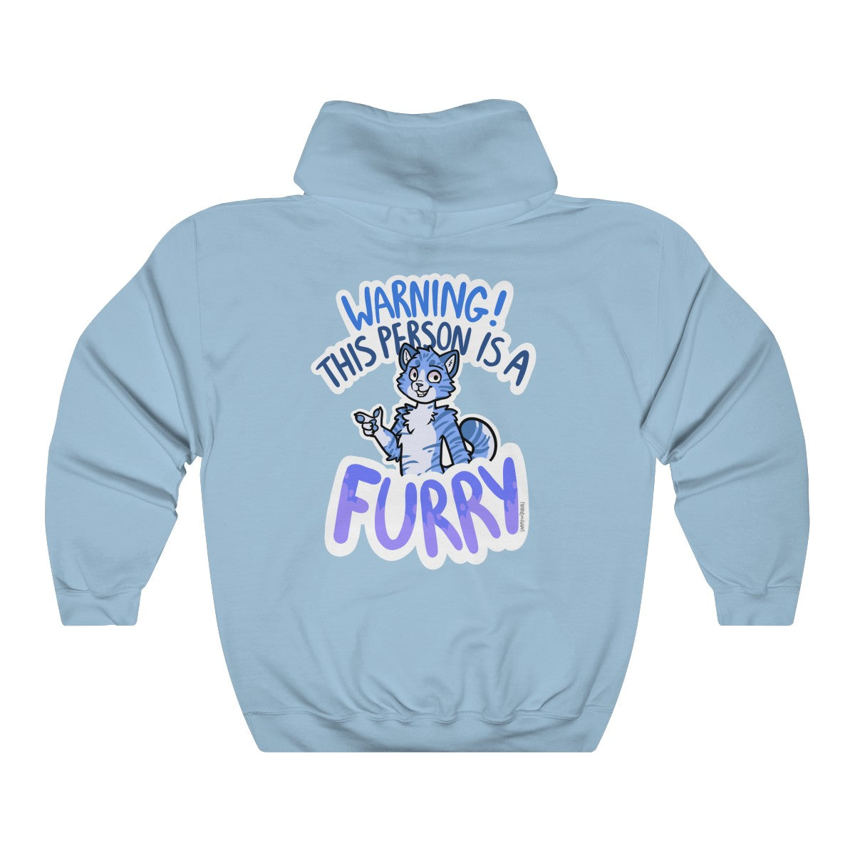 Blue cat hoodie online