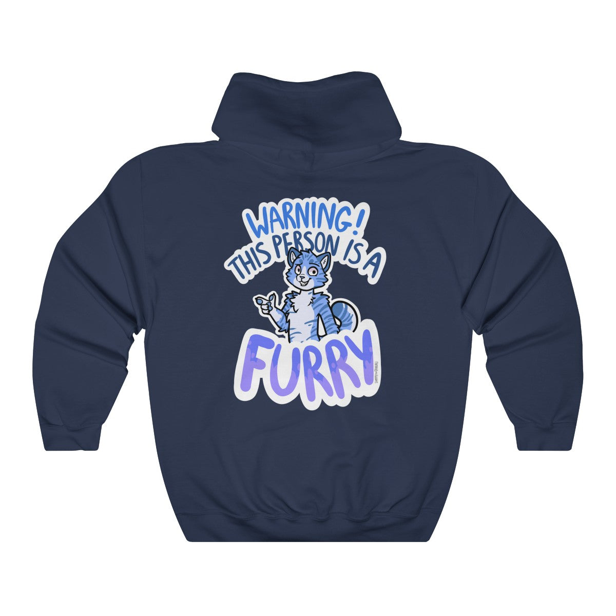 Blue Cat - Hoodie Sammy The Tanuki Navy Blue S 