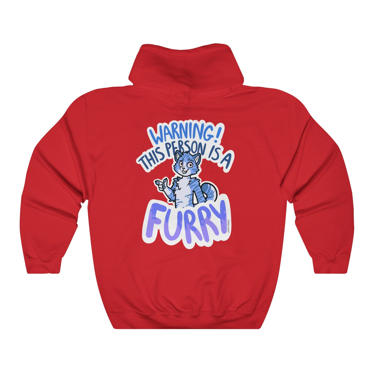 Blue Cat - Hoodie Sammy The Tanuki Red S 