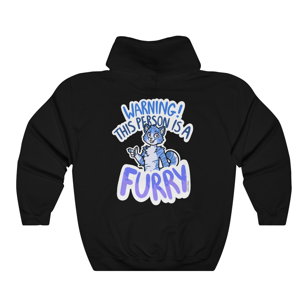 Blue Cat - Hoodie Sammy The Tanuki Black S 