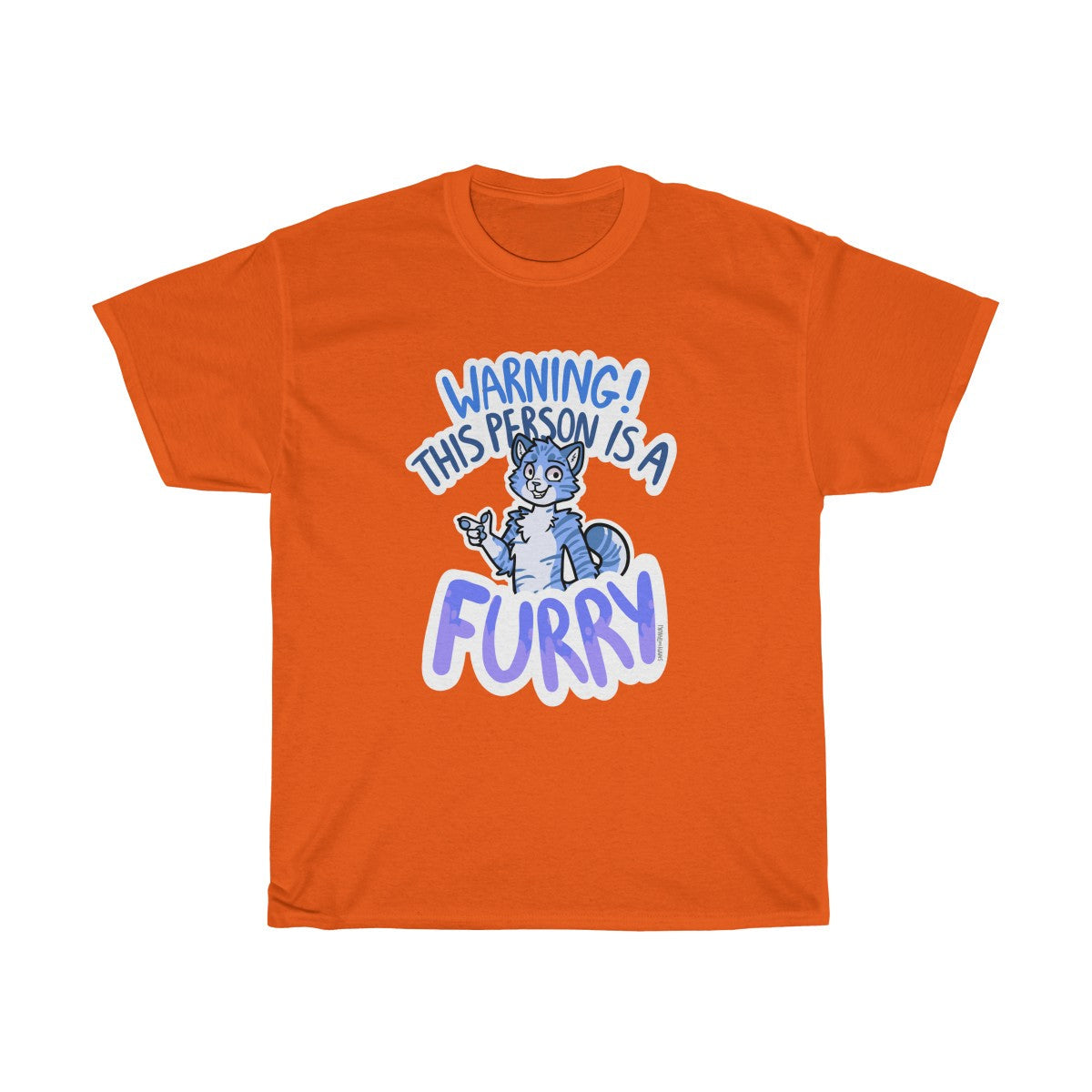 Blue Cat - T-Shirt T-Shirt Sammy The Tanuki Orange S 