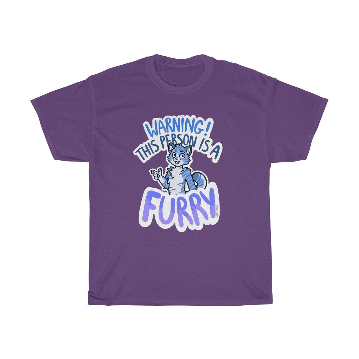 Blue Cat - T-Shirt T-Shirt Sammy The Tanuki Purple S 