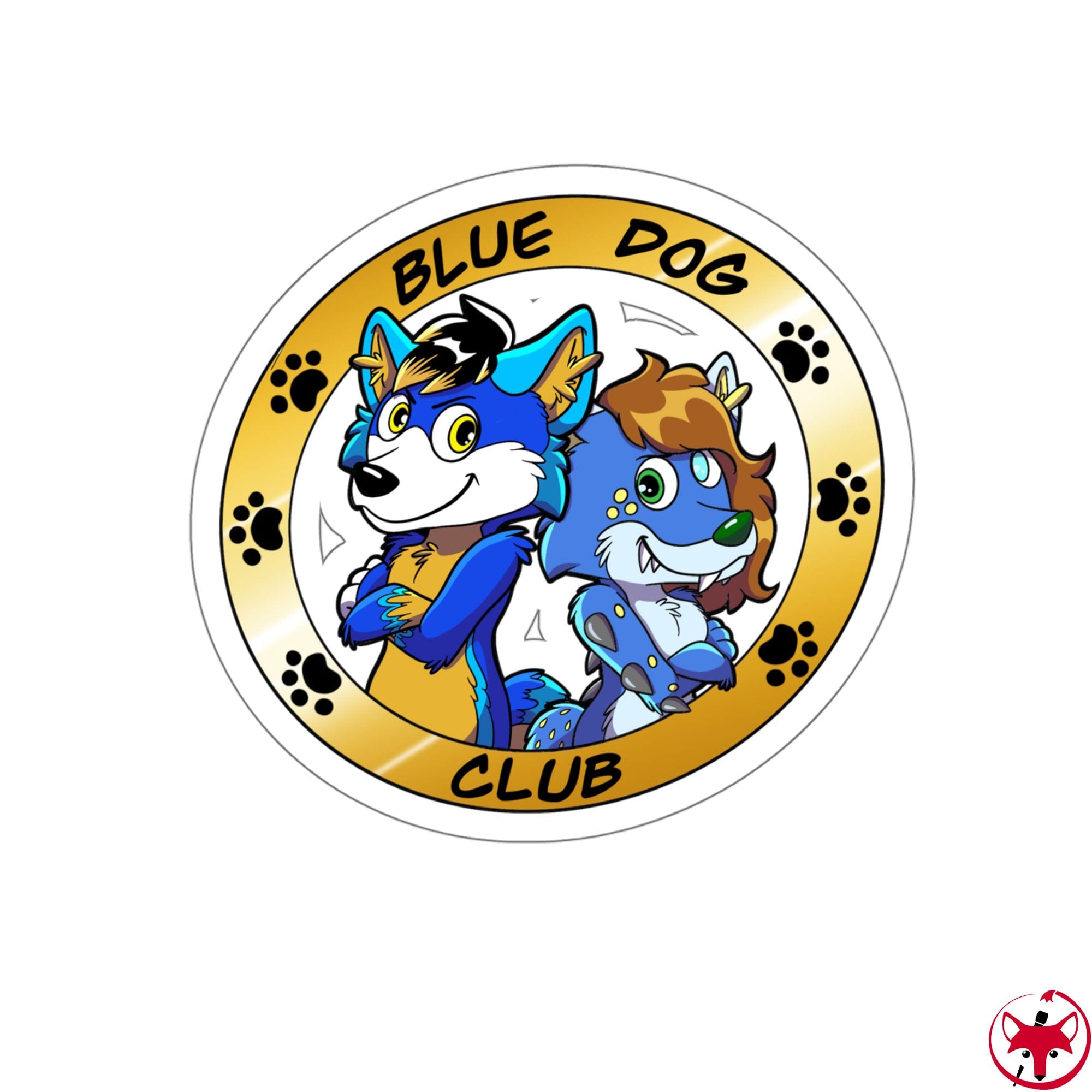 Blue Dog Club - Sticker Sticker AFLT-Hund The Hound 