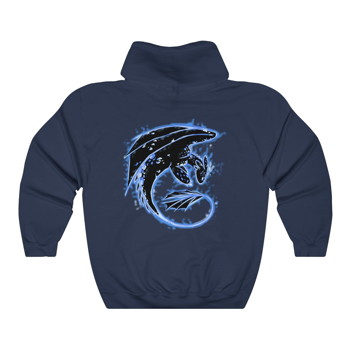Blue Dragon - Hoodie Hoodie Dire Creatures Navy Blue S 