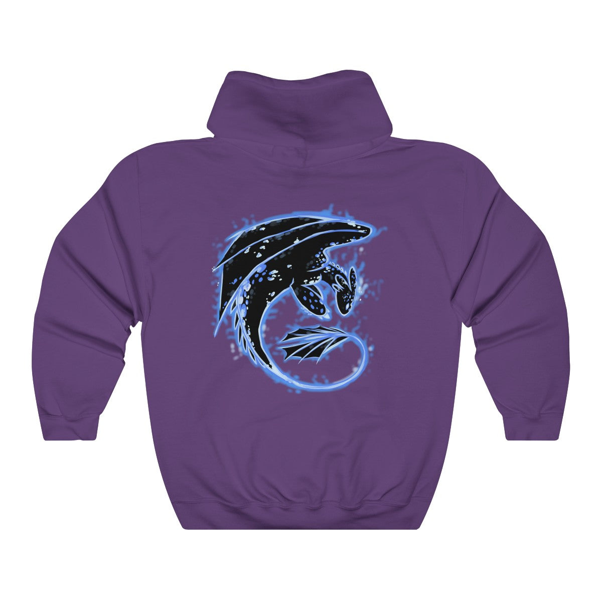 Blue Dragon - Hoodie Hoodie Dire Creatures Purple S 