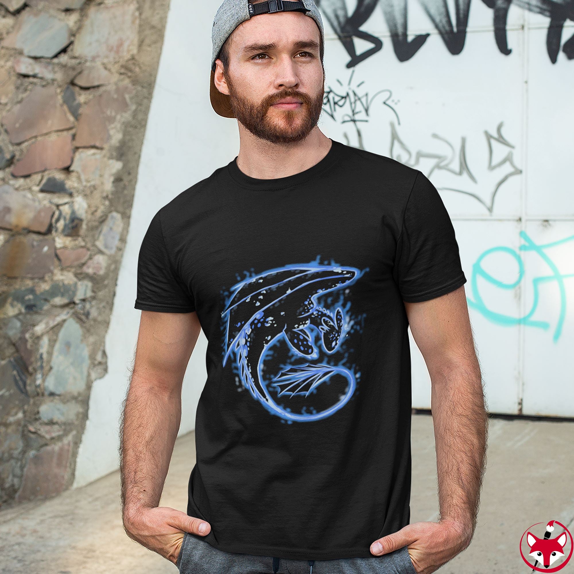 Blue Dragon - T-Shirt T-Shirt Dire Creatures 