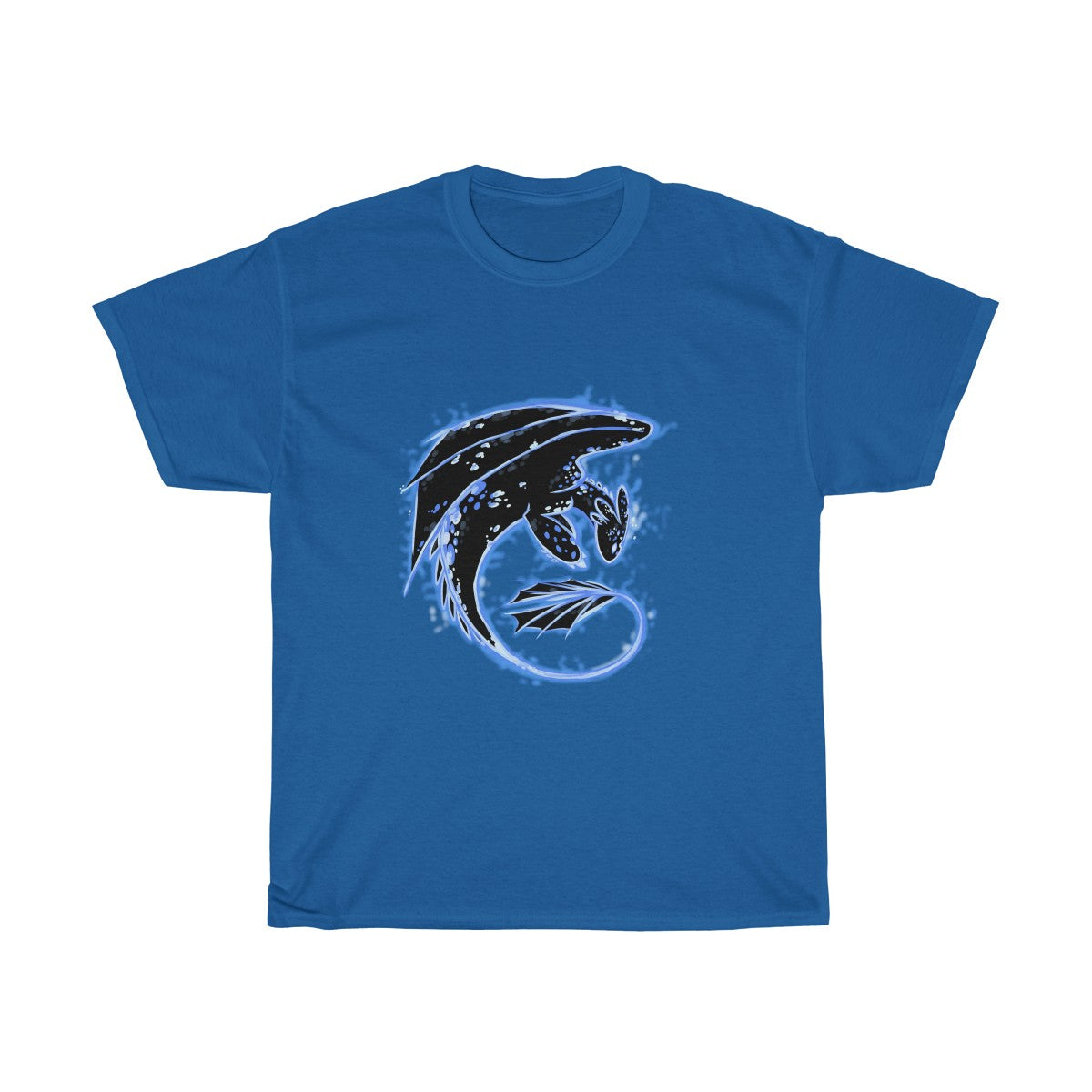 Blue Dragon - T-Shirt T-Shirt Dire Creatures Royal Blue S 