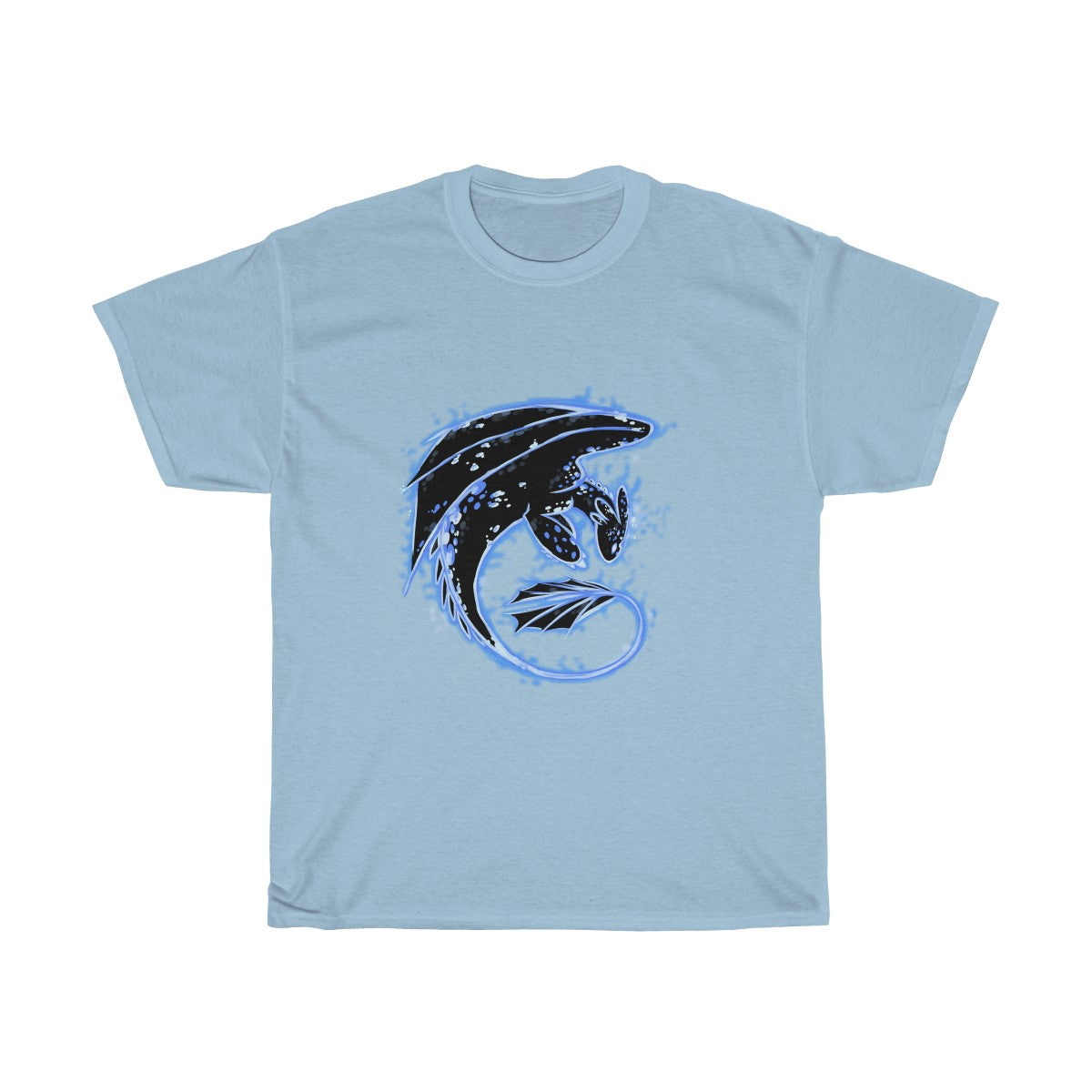 Blue Dragon - T-Shirt T-Shirt Dire Creatures Light Blue S 
