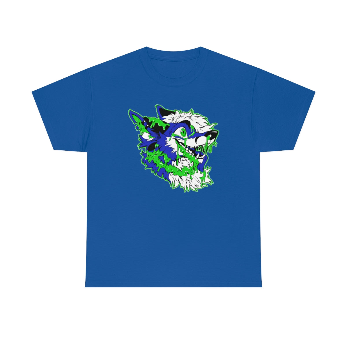 Blue and Green - T-Shirt T-Shirt Artworktee Royal Blue S 