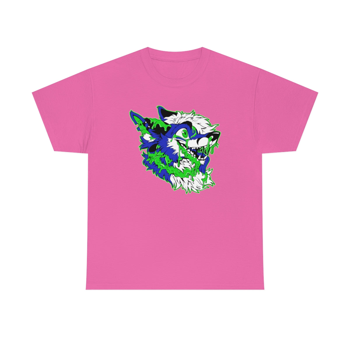 Blue and Green - T-Shirt T-Shirt Artworktee Pink S 