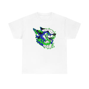 Blue and Green - T-Shirt T-Shirt Artworktee White S 