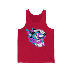 Light Blue and Pink - Tank Top Tank Top Artworktee Red XS 