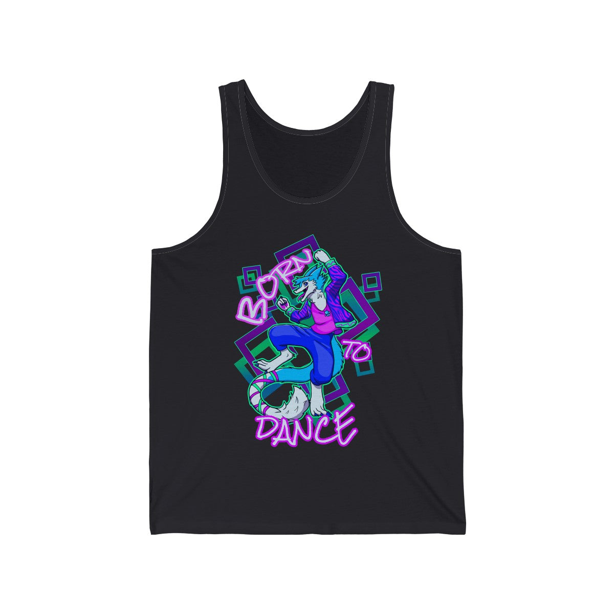 Born to Dance - Tank Top Tank Top Artworktee Dark Grey XS 