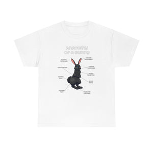 Bunny Black - T-Shirt T-Shirt Artworktee White S 