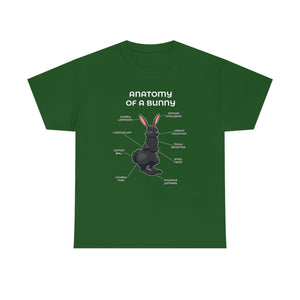 Bunny Black - T-Shirt T-Shirt Artworktee Green S 