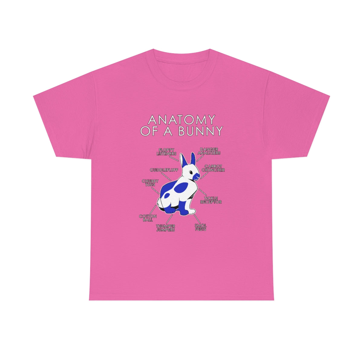 Bunny Blue - T-Shirt T-Shirt Artworktee Pink S 