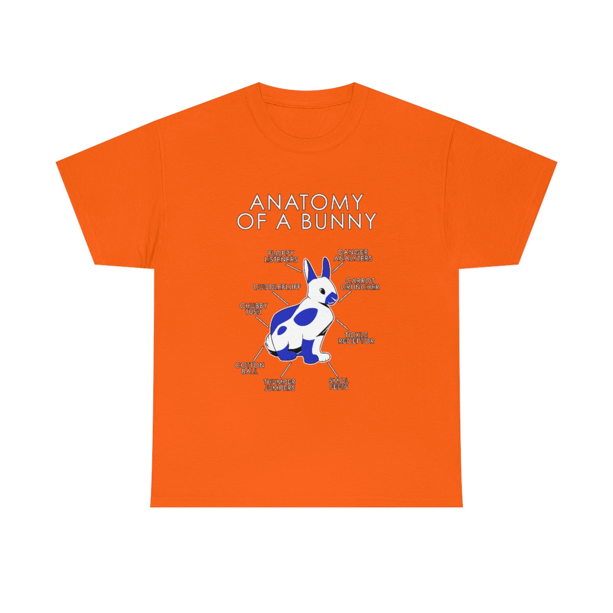 Bunny Blue - T-Shirt T-Shirt Artworktee Orange S 