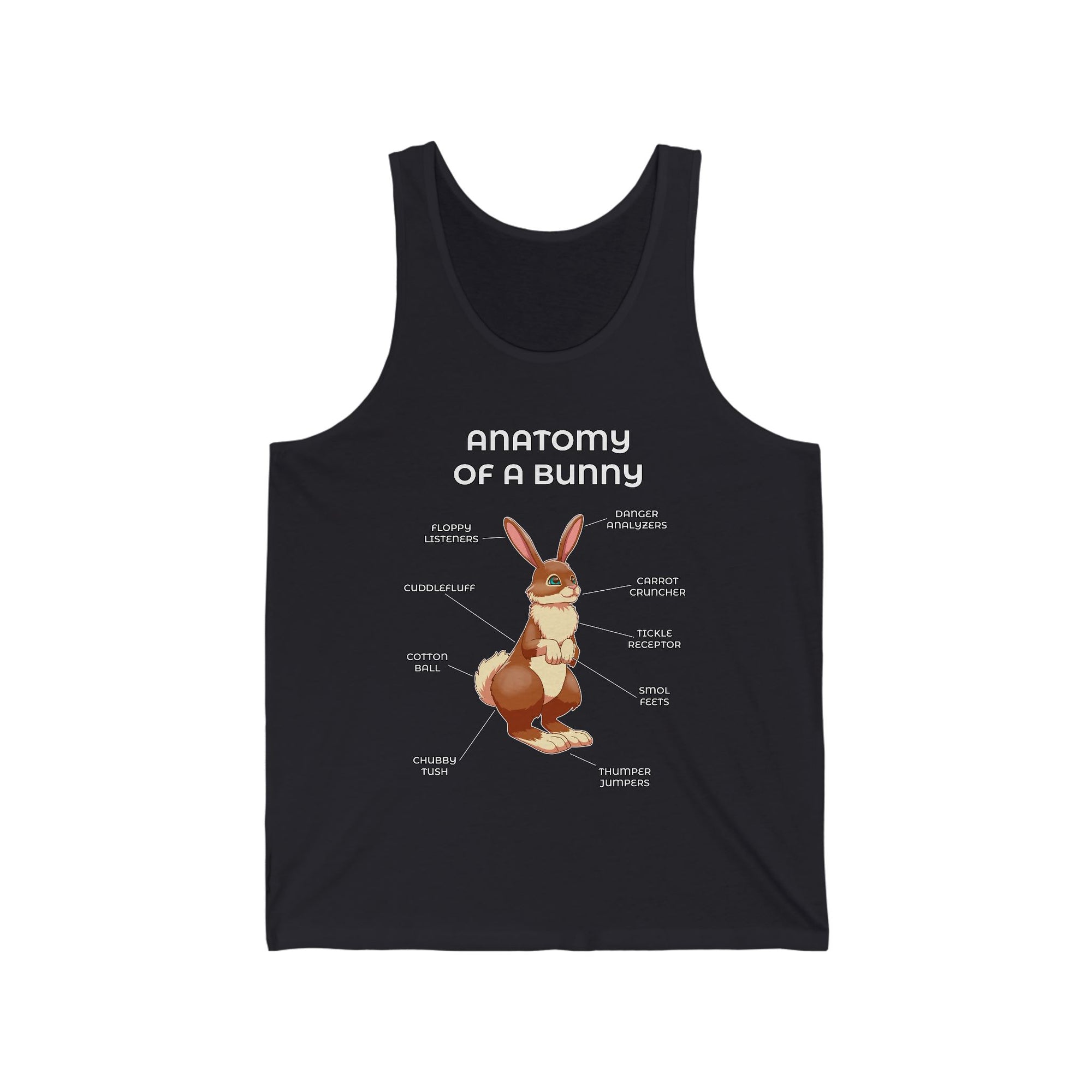 Bunny Brown - Tank Top Tank Top Artworktee Dark Grey XS 