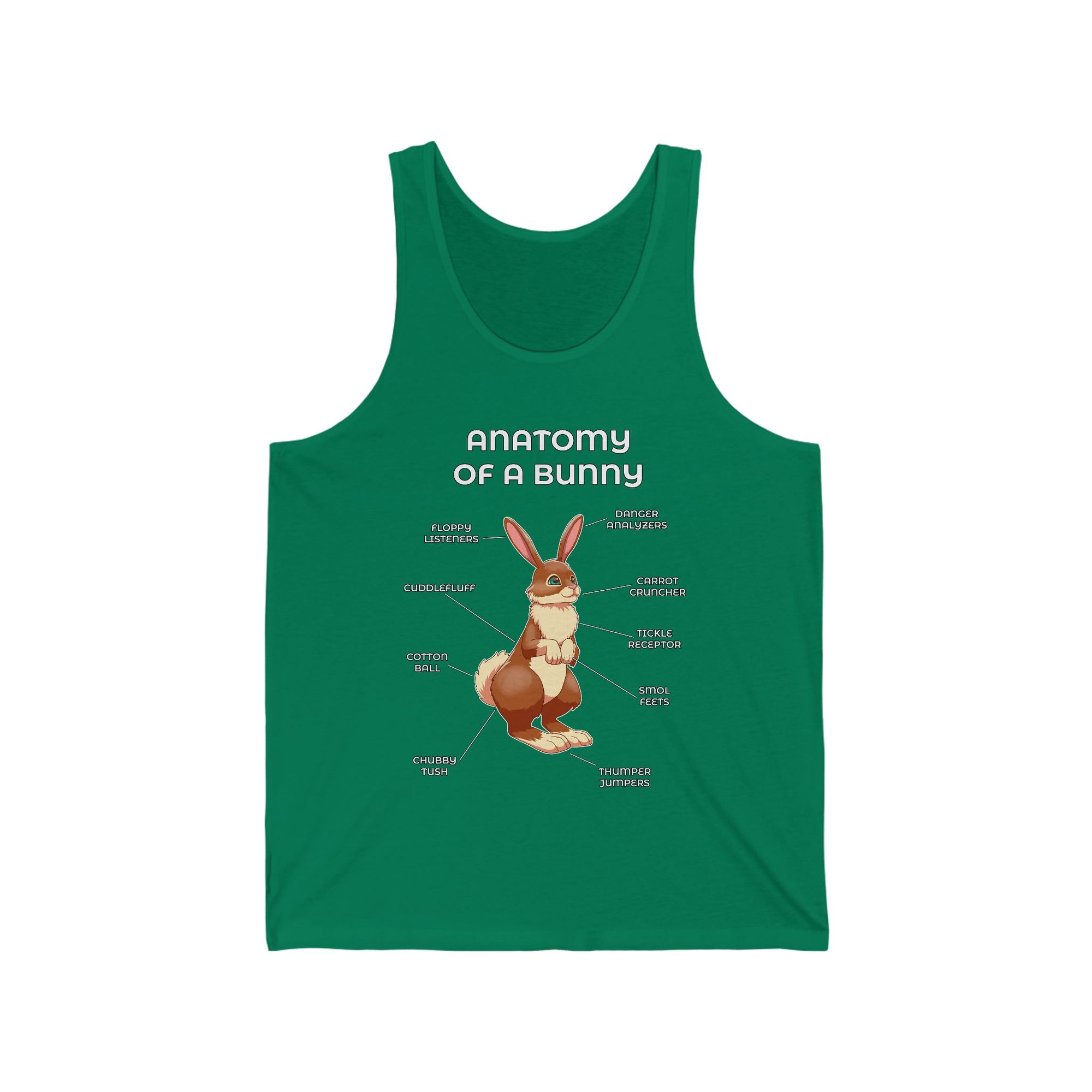 Bunny Brown - Tank Top Tank Top Artworktee Green XS 