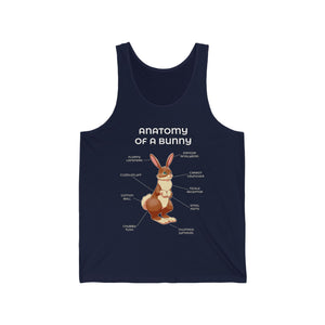 Bunny Brown - Tank Top Tank Top Artworktee Navy Blue XS 