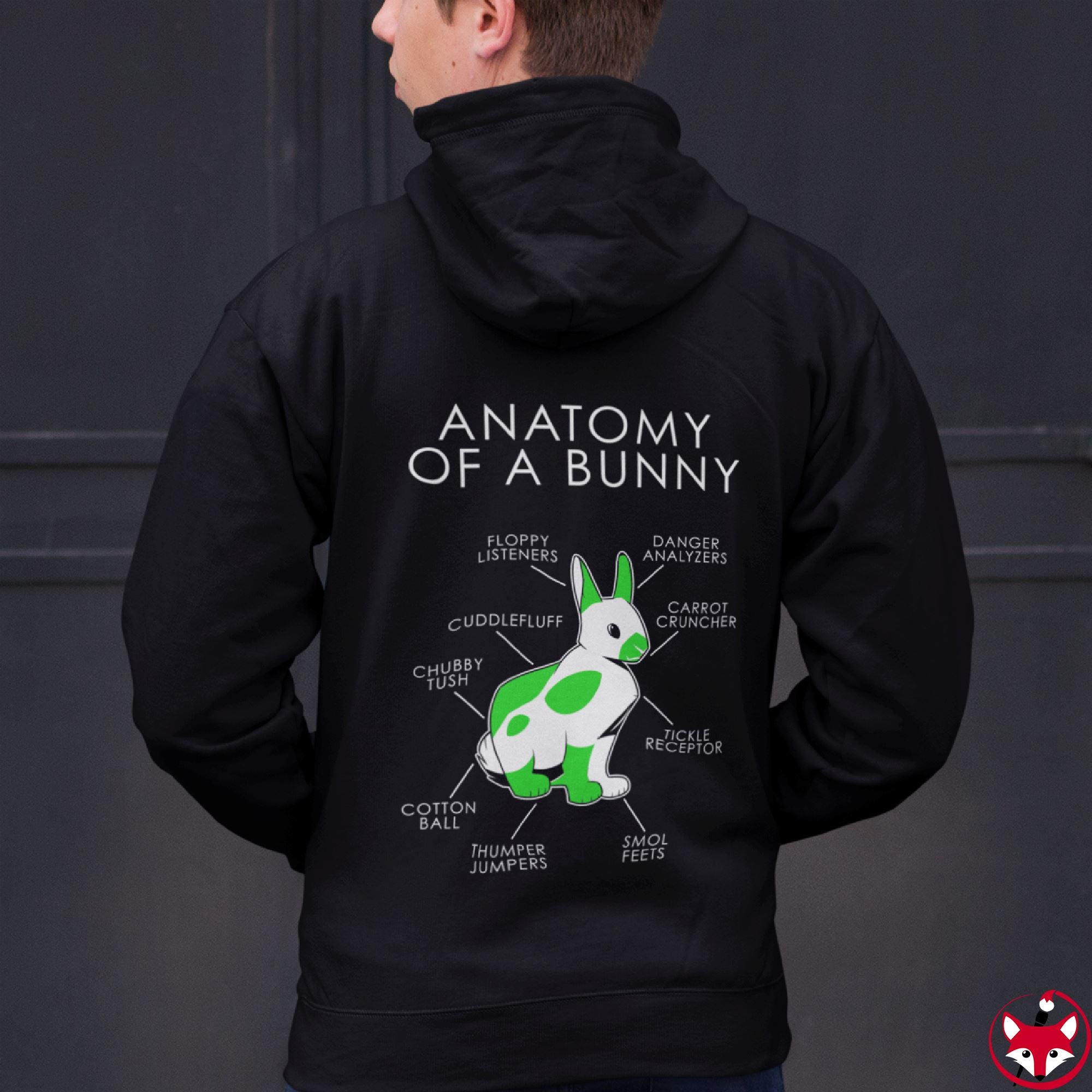 Bunny Green - Hoodie T-Shirt Artworktee 