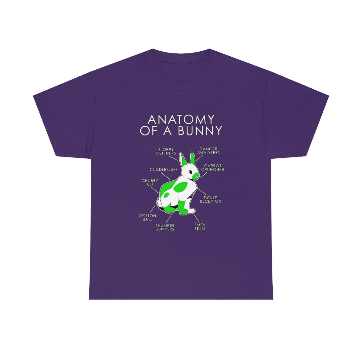 Bunny Green - T-Shirt T-Shirt Artworktee Purple S 
