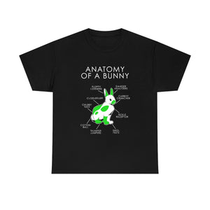 Bunny Green - T-Shirt T-Shirt Artworktee Black S 