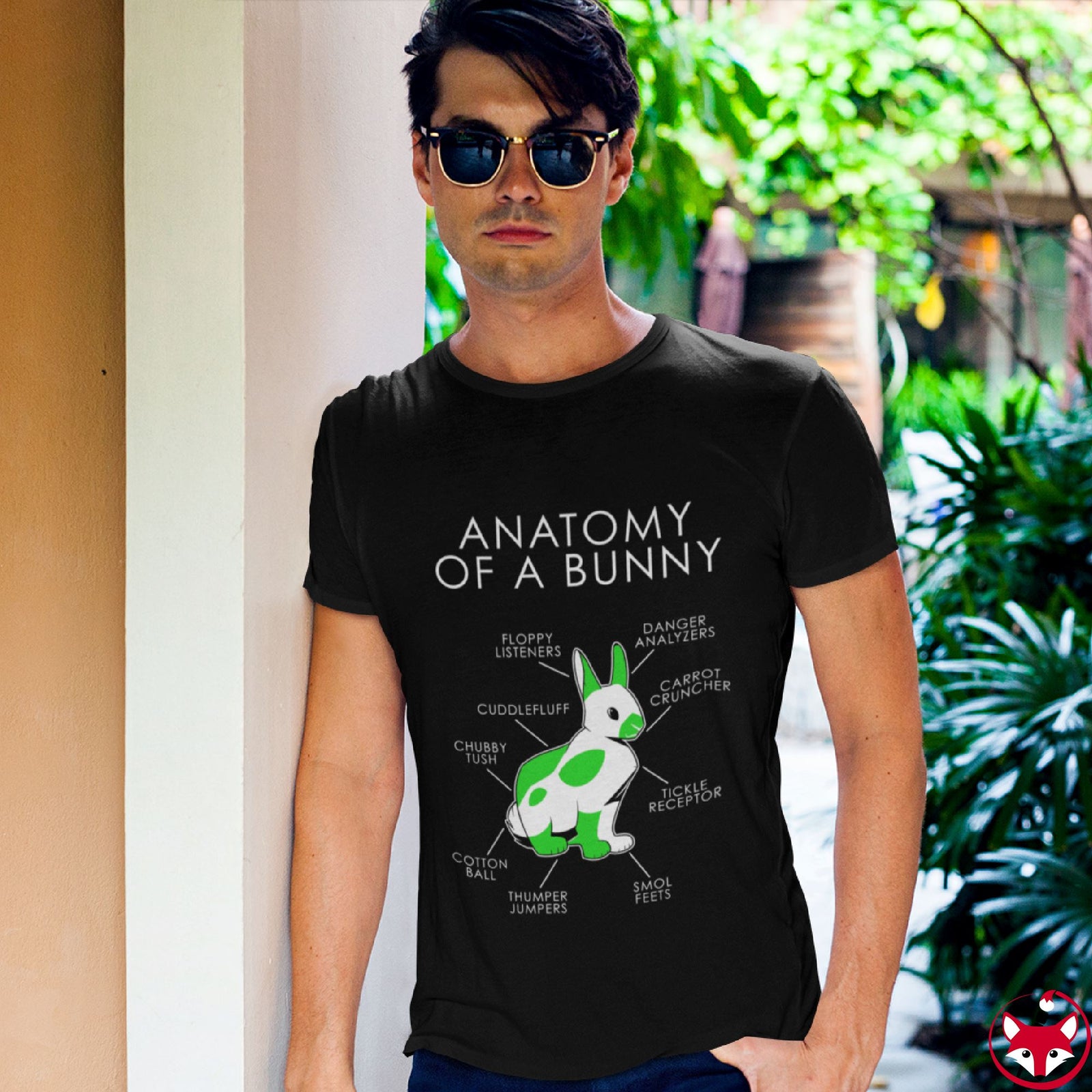 Bunny Green - T-Shirt T-Shirt Artworktee 