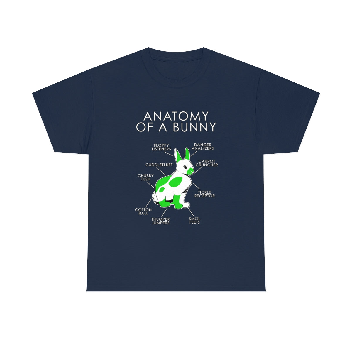 Bunny Green - T-Shirt T-Shirt Artworktee Navy Blue S 