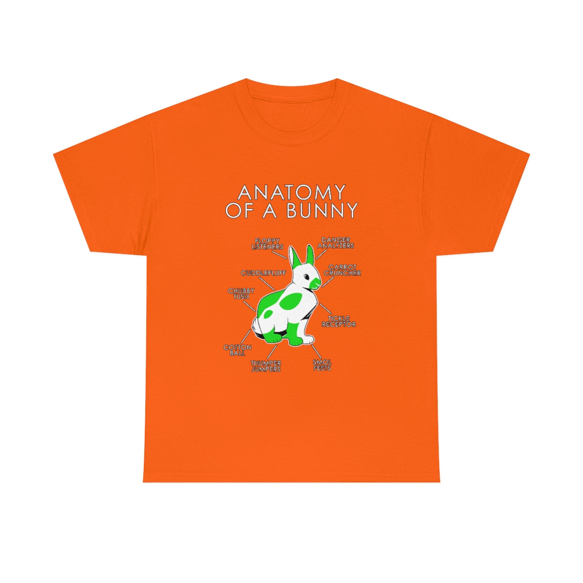 Bunny Green - T-Shirt T-Shirt Artworktee Orange S 