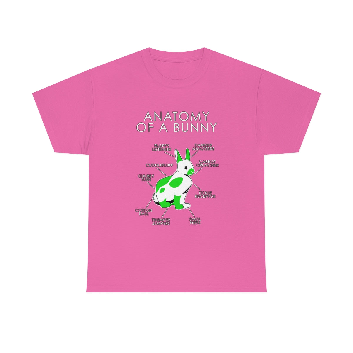 Bunny Green - T-Shirt T-Shirt Artworktee Pink S 