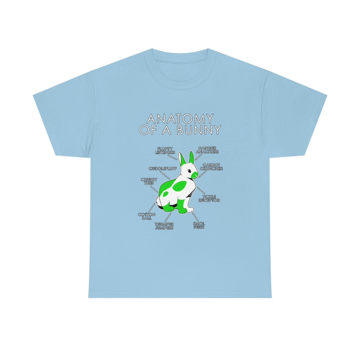 Bunny Green - T-Shirt T-Shirt Artworktee Light Blue S 