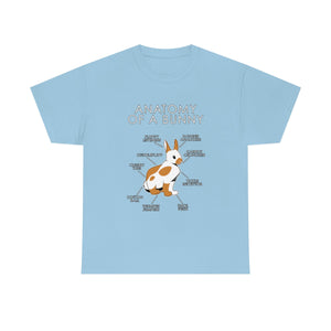 Bunny Orange - T-Shirt T-Shirt Artworktee Light Blue S 