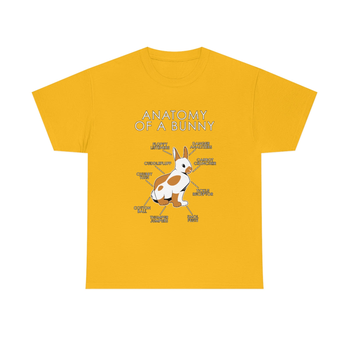 Bunny Orange - T-Shirt T-Shirt Artworktee Gold S 