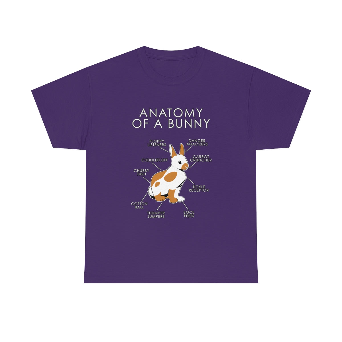 Bunny Orange - T-Shirt T-Shirt Artworktee Purple S 