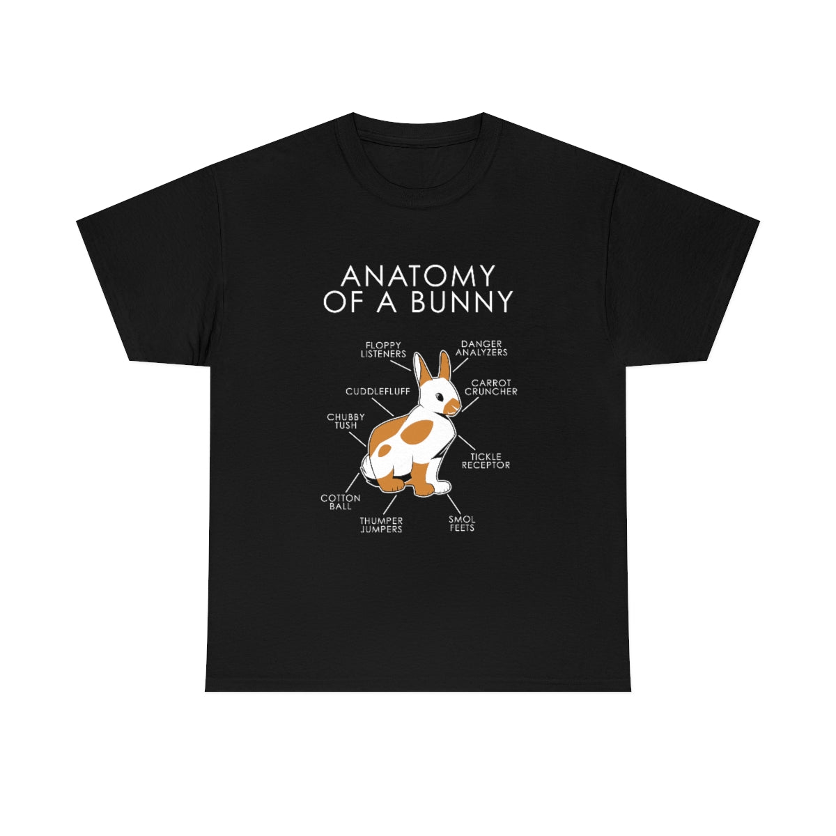 Bunny Orange - T-Shirt T-Shirt Artworktee Black S 