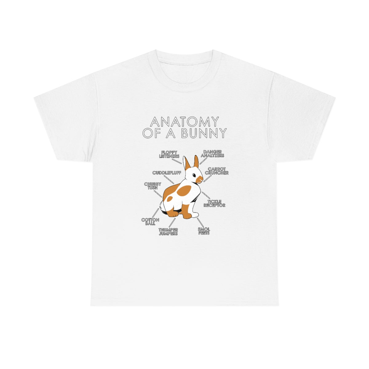 Bunny Orange - T-Shirt T-Shirt Artworktee White S 