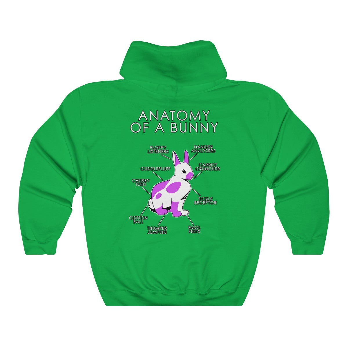 Bunny Pink - Hoodie Hoodie Artworktee Green S 