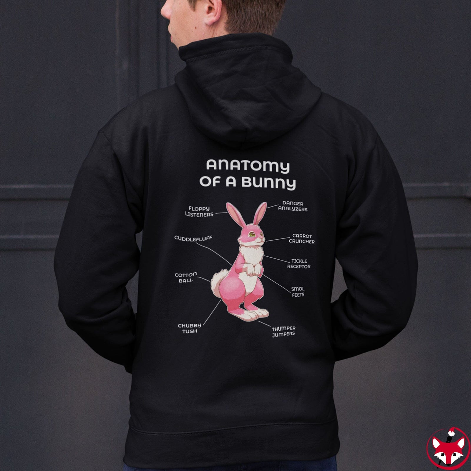 Bunny Pink - Hoodie Hoodie Artworktee 